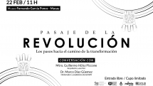 Noticia Punto de Encuentro presenta: Conversación "Pasaje de la Revolución: los pasos hacia el camino de la transformación".