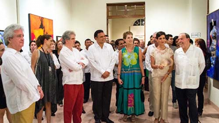 Inauguran nuevas exposiciones del Macay con la presencia de Rolando Zapata y Rafael Tovar