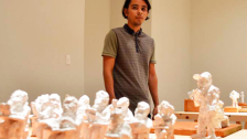 Noticia Joven escultor expone colección en el Macay